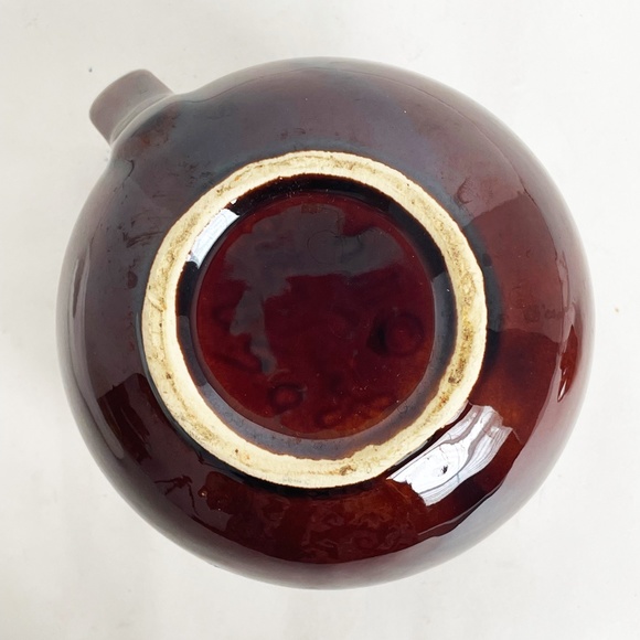 Vintage Hull Tea Pot with Lid Brown Drip Pottery Mid Century Modern - Picture 9 of 10